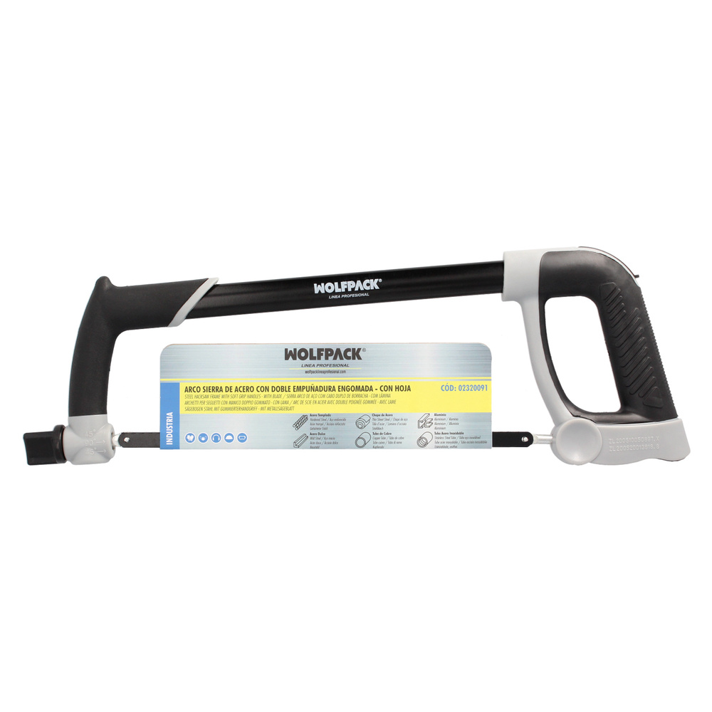 Arco Sierra Acero Con Doble Empuñadura Engomada presentacion